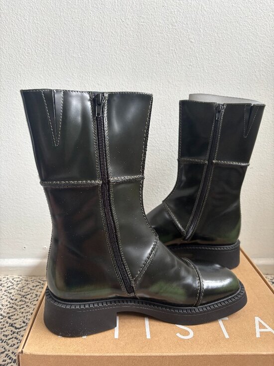 Miista Shoes - NIB Miista Dahlia Boots - Brush Off Leather, US8.5 - EUR39